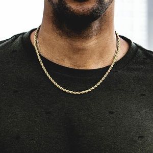 Rope Chain (4mm) 18k Gold